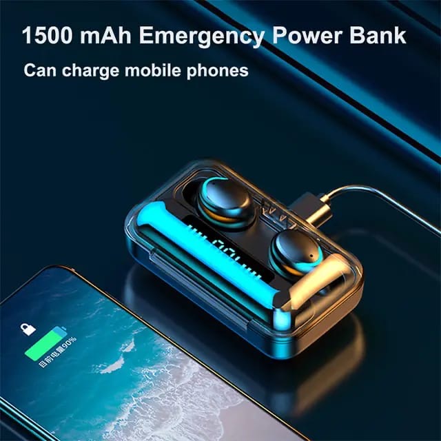 True Wireless Earbuds
With Power Bank #WE1189