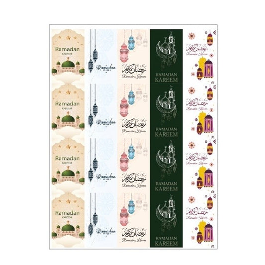 10*6cm-20pcs / Ramadan Stickers #RS1834