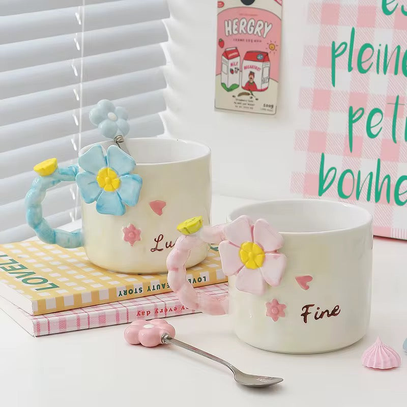 Daisy Ceramic Mug #GM2333