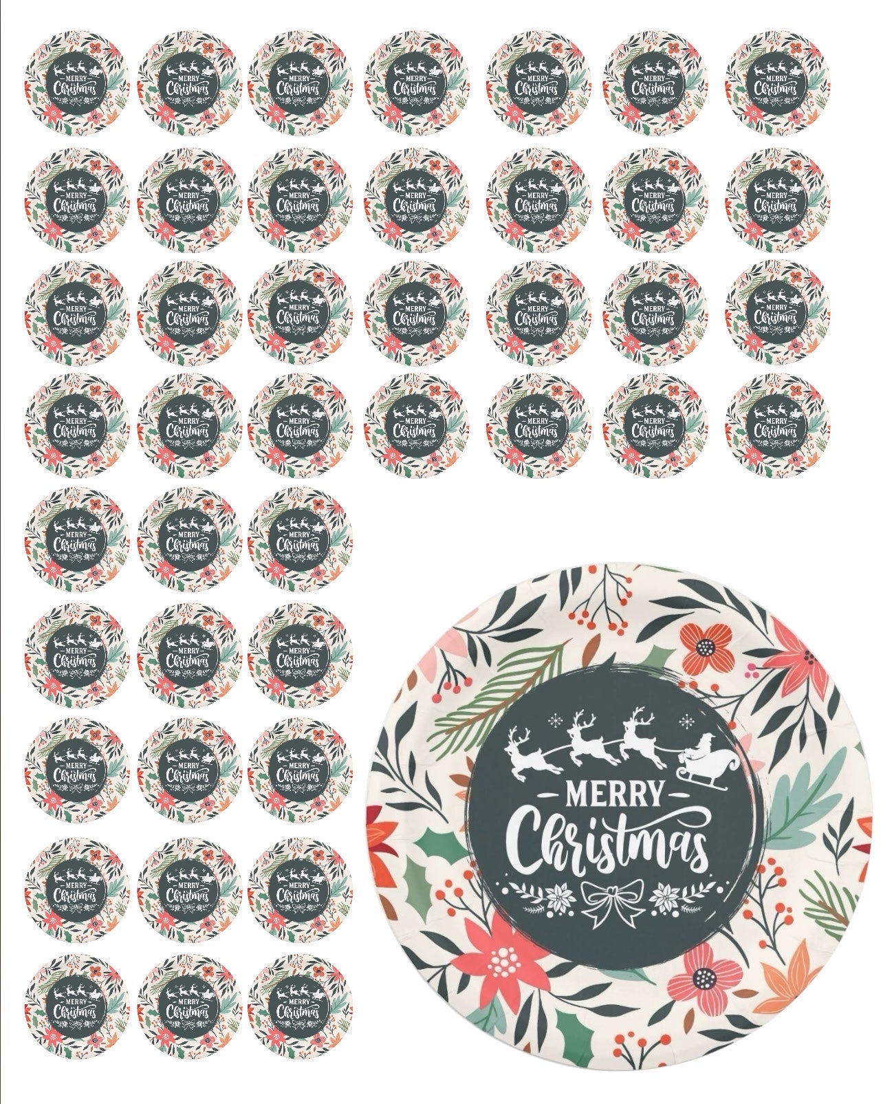 50x3.8cm - christmas stickers #ST2161