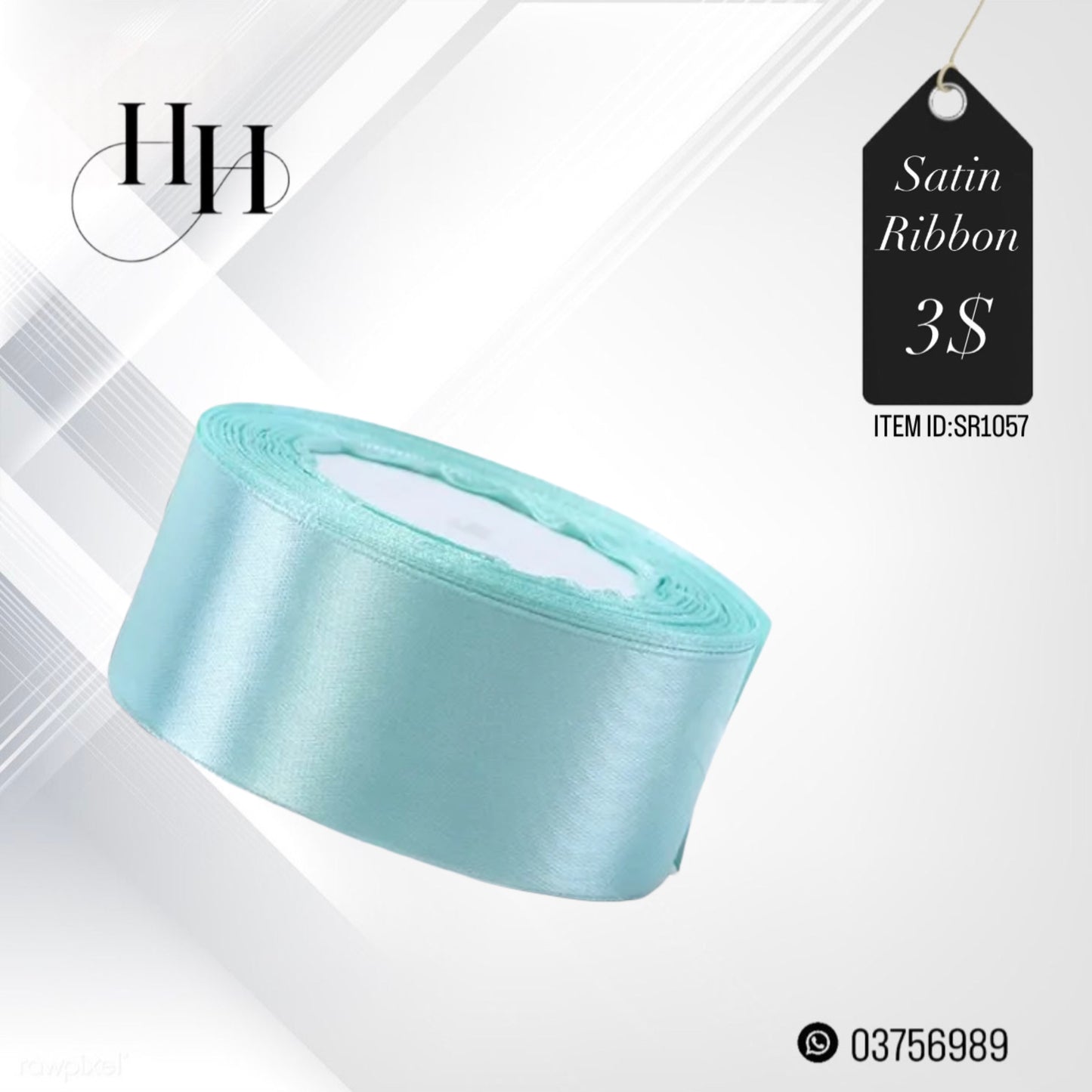 Satin Ribbon 20M x 4cm