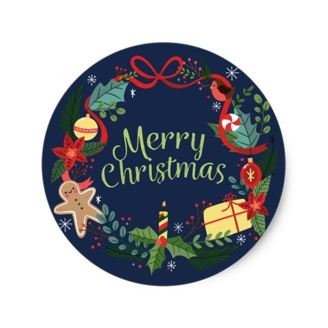 50x3.8cm - christmas stickers #ST2154