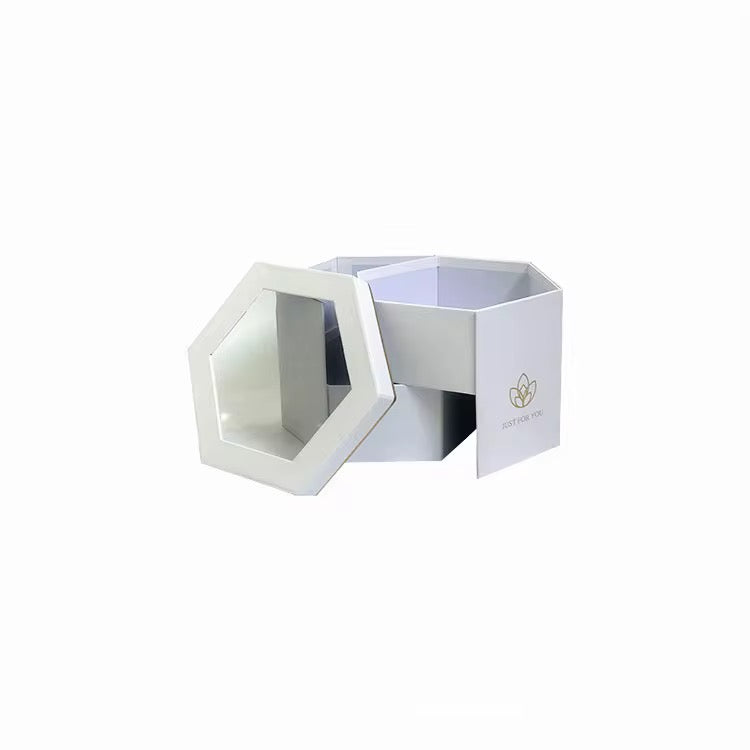 Hexagon Gift Box PVC Window #GB1425