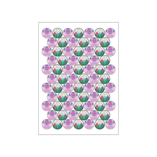 72pcs - 4cm Easter Stickers #ST1781