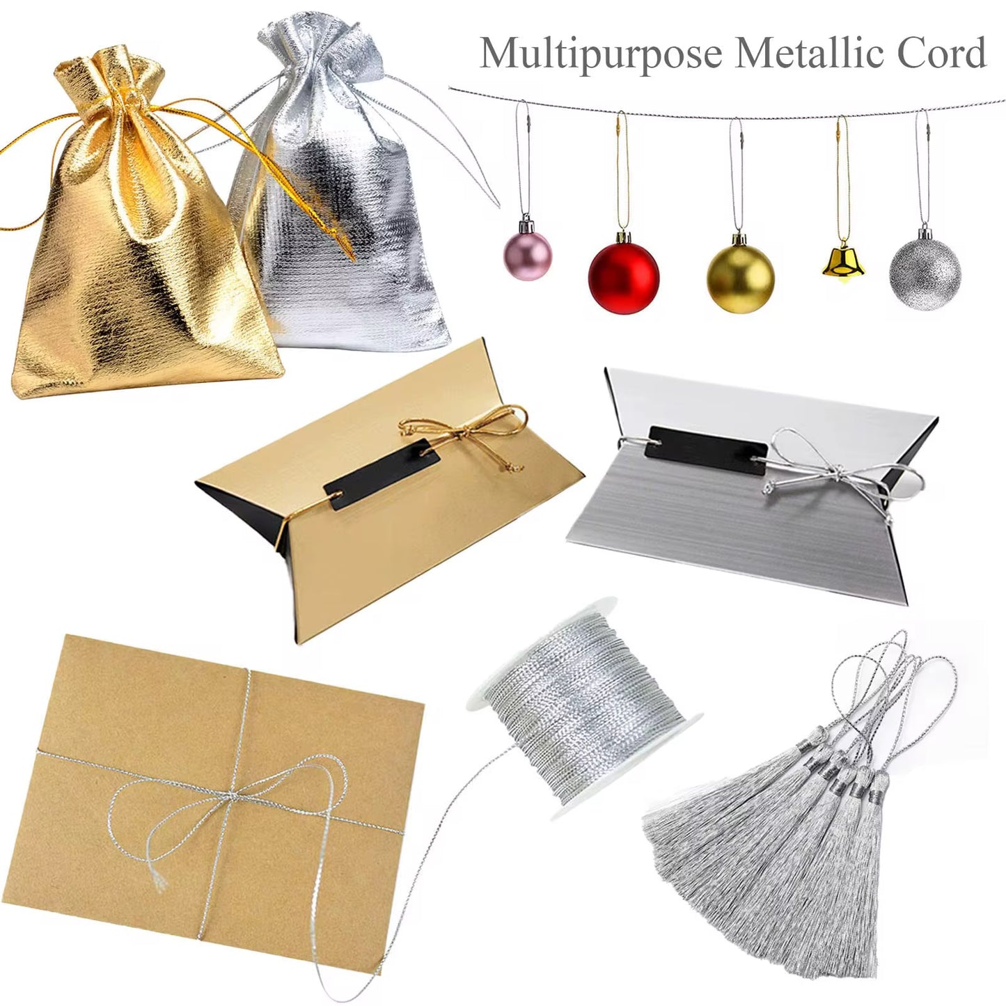 100m Metallic cord Baker Twine #MR1728