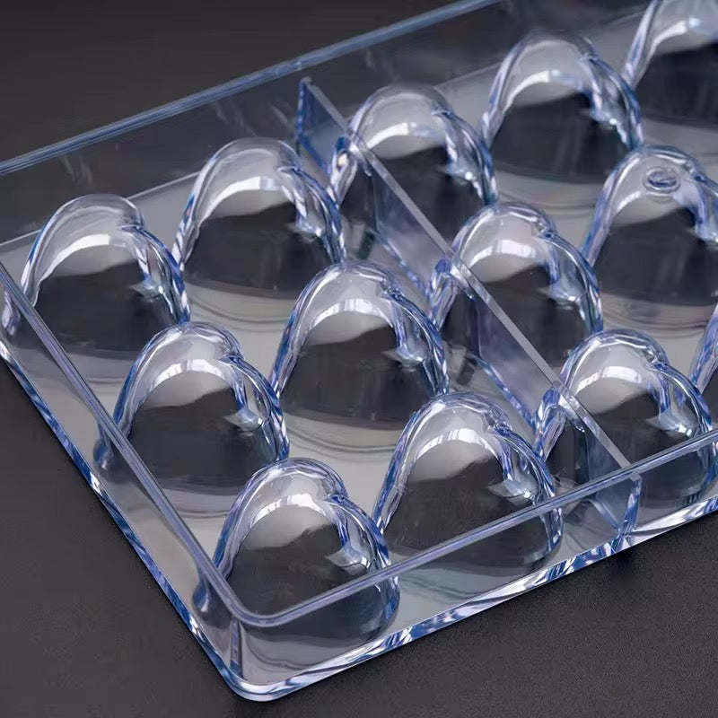 Chocolate Heart shaped Plexi Mold #SM1710