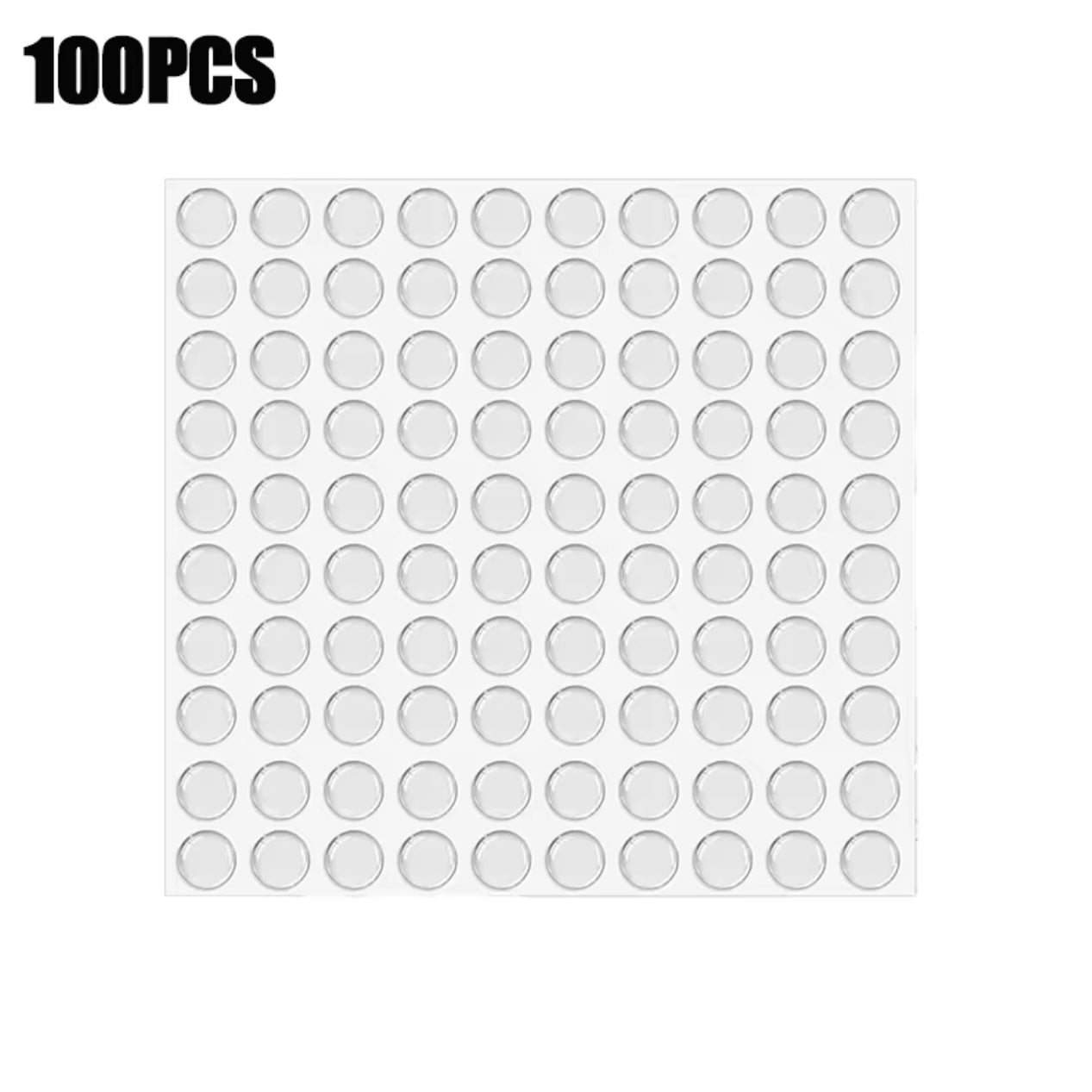 5-10*1.5-4mm 100pcs Self Adhesive Round Soft Silicone Rubber #SR1952