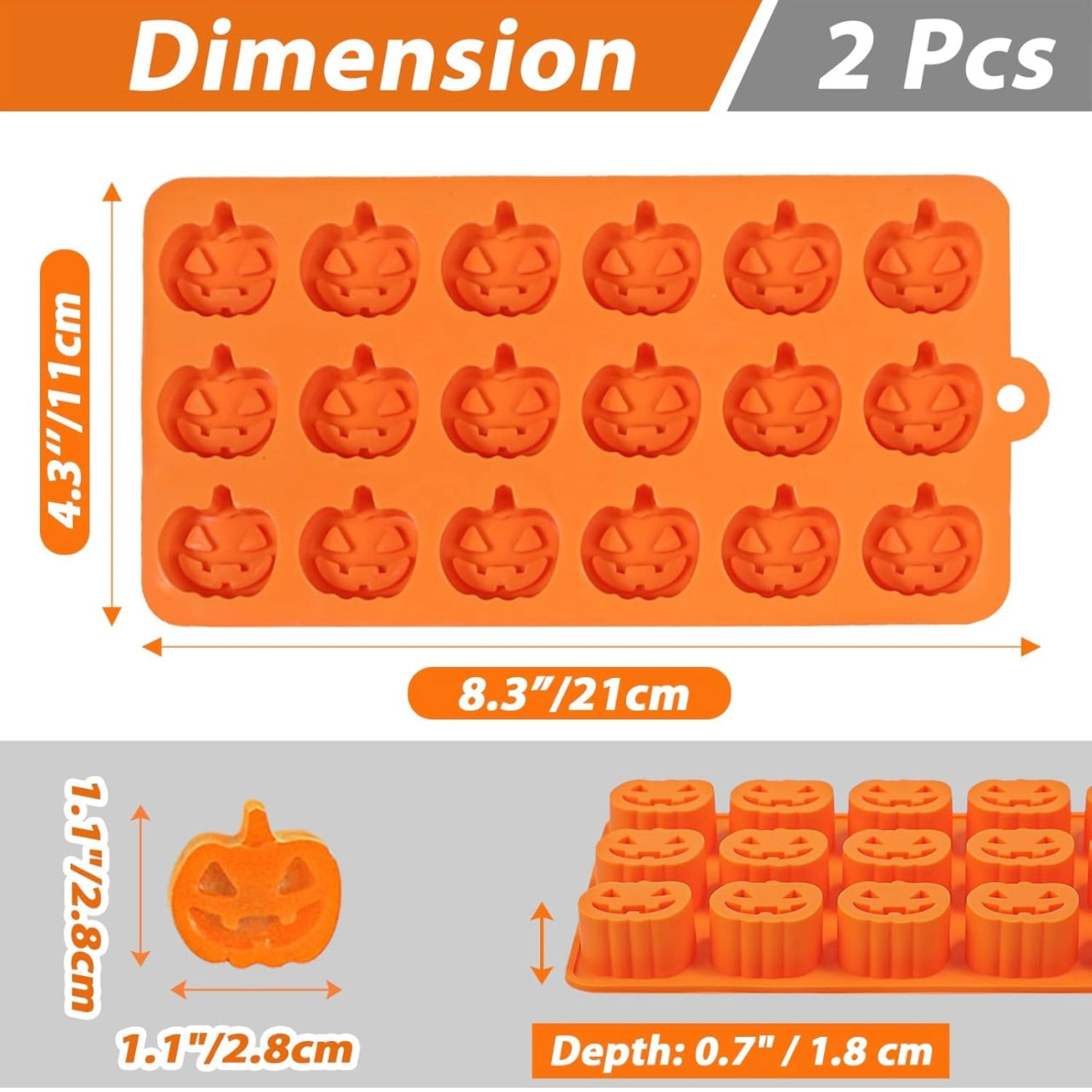 Halloween Pumpkin Mold #SM1517