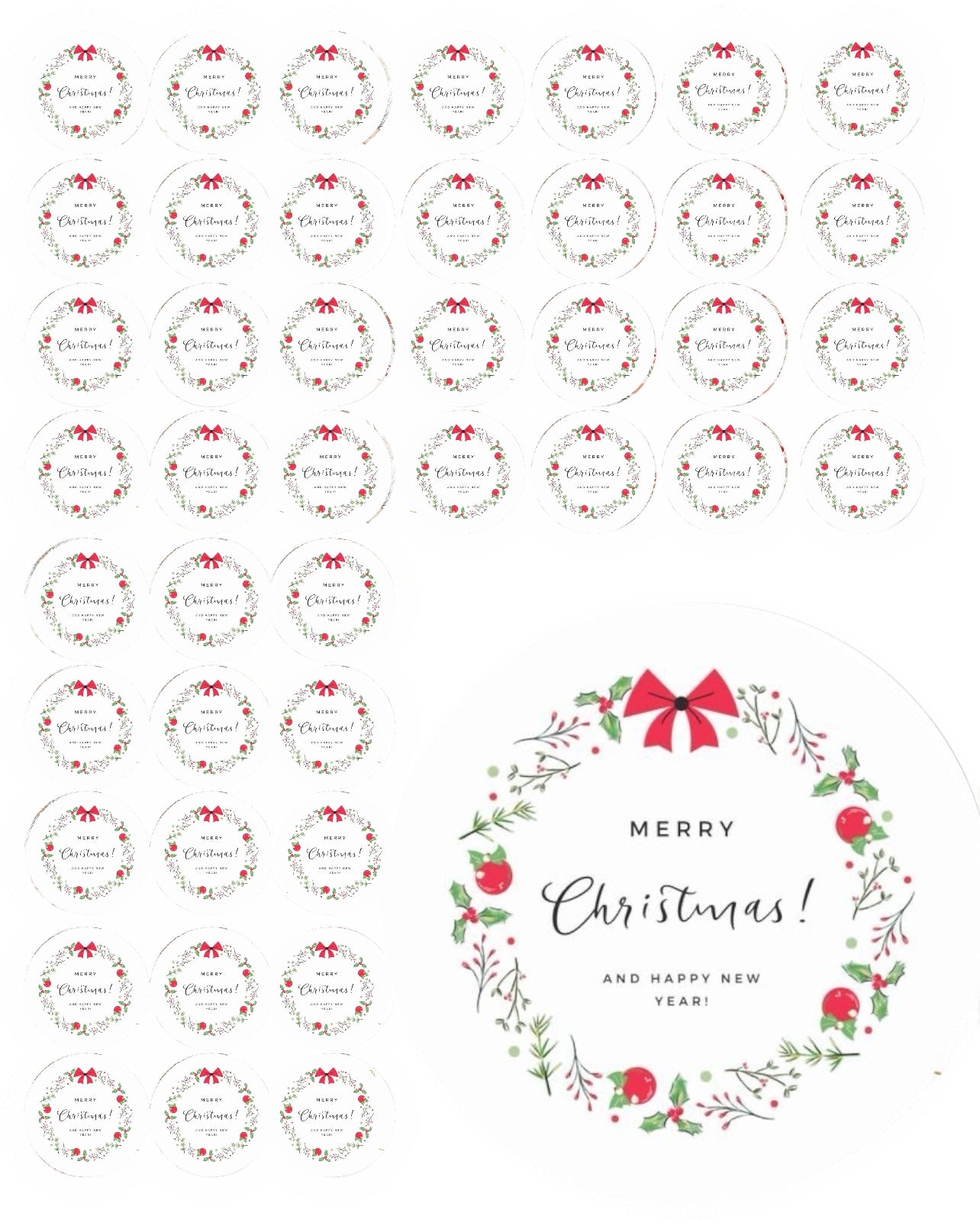 50x3.8cm - christmas stickers #ST2155