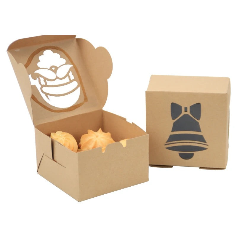 12Pcs Kraft Christmas Box #CB1564