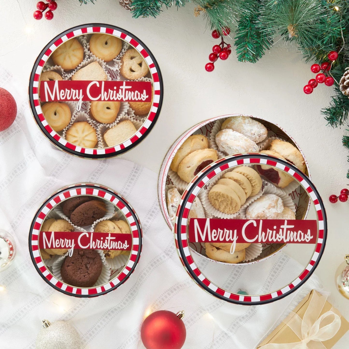 Aluminuim Christma Box Set x3pcs #CC1663