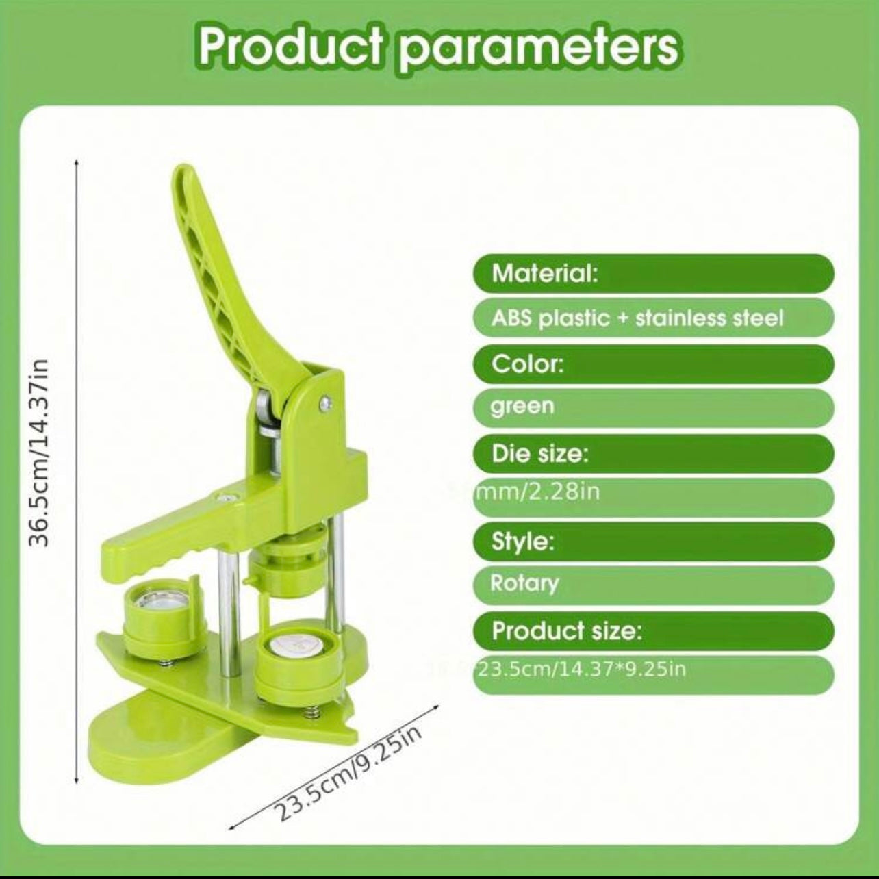Badge maker machine 58mm #BM2147