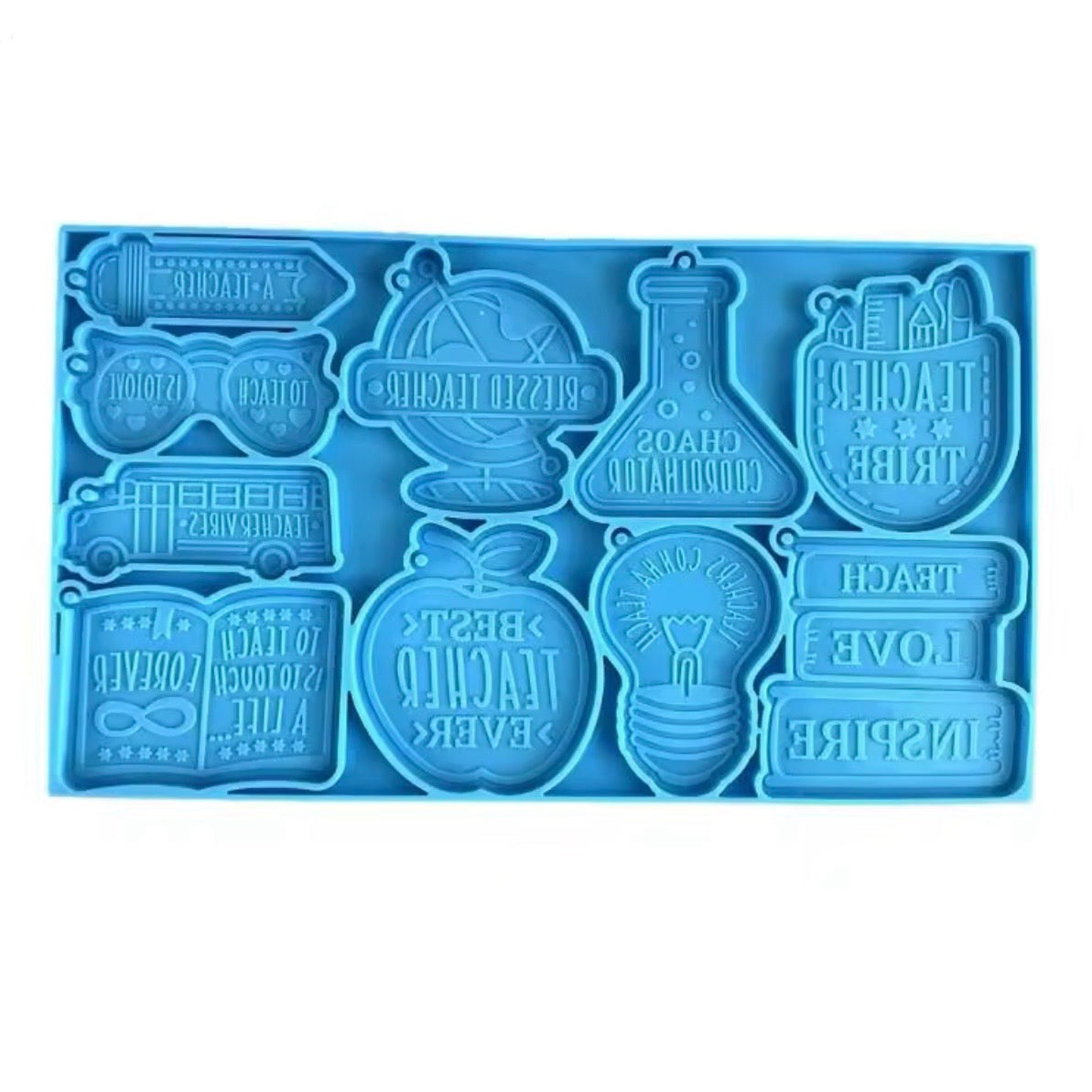 TEACHERS DAY PENDANT SILICONE MOLD #SM1869