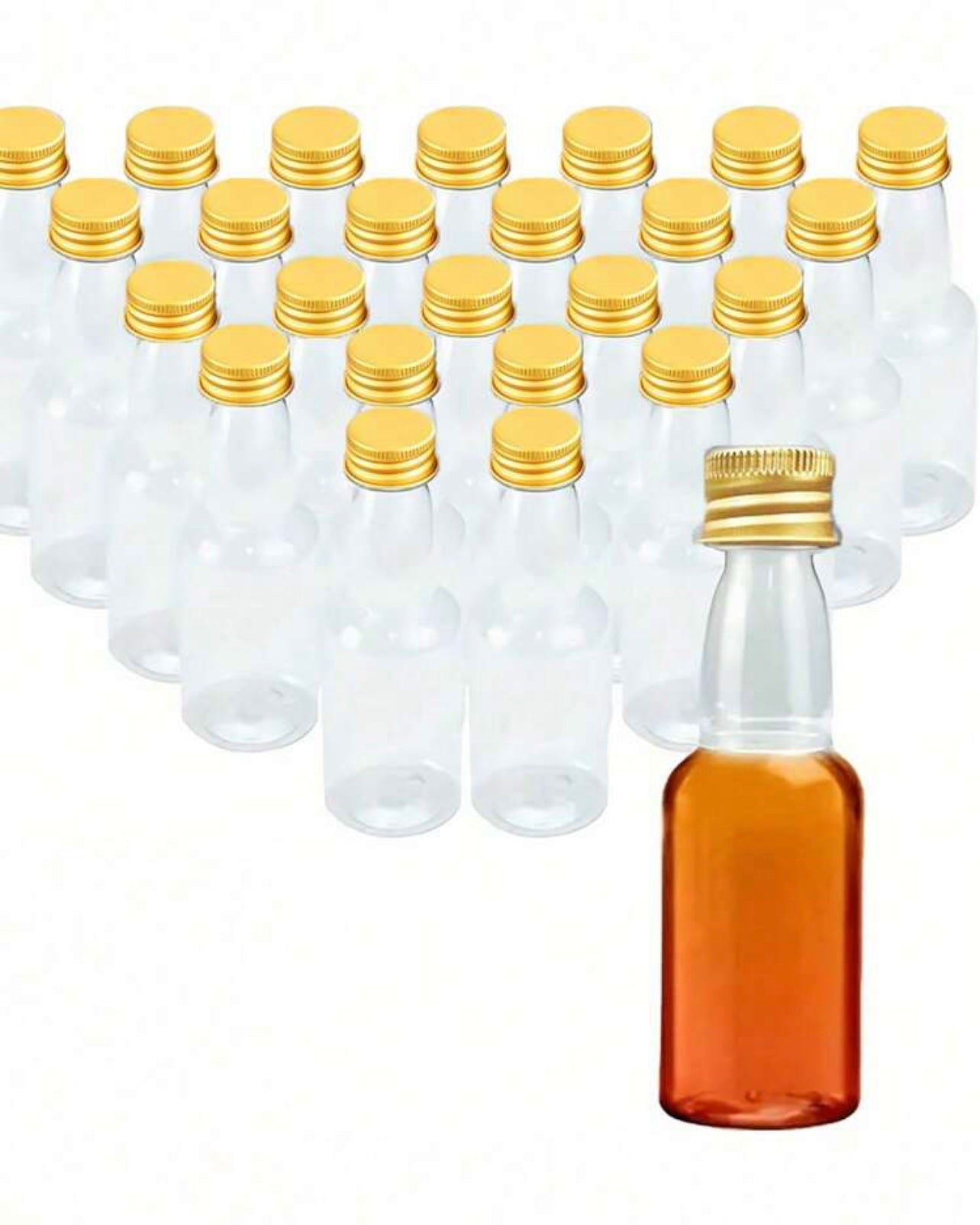 Plastic Bottle Gold Cover #1199