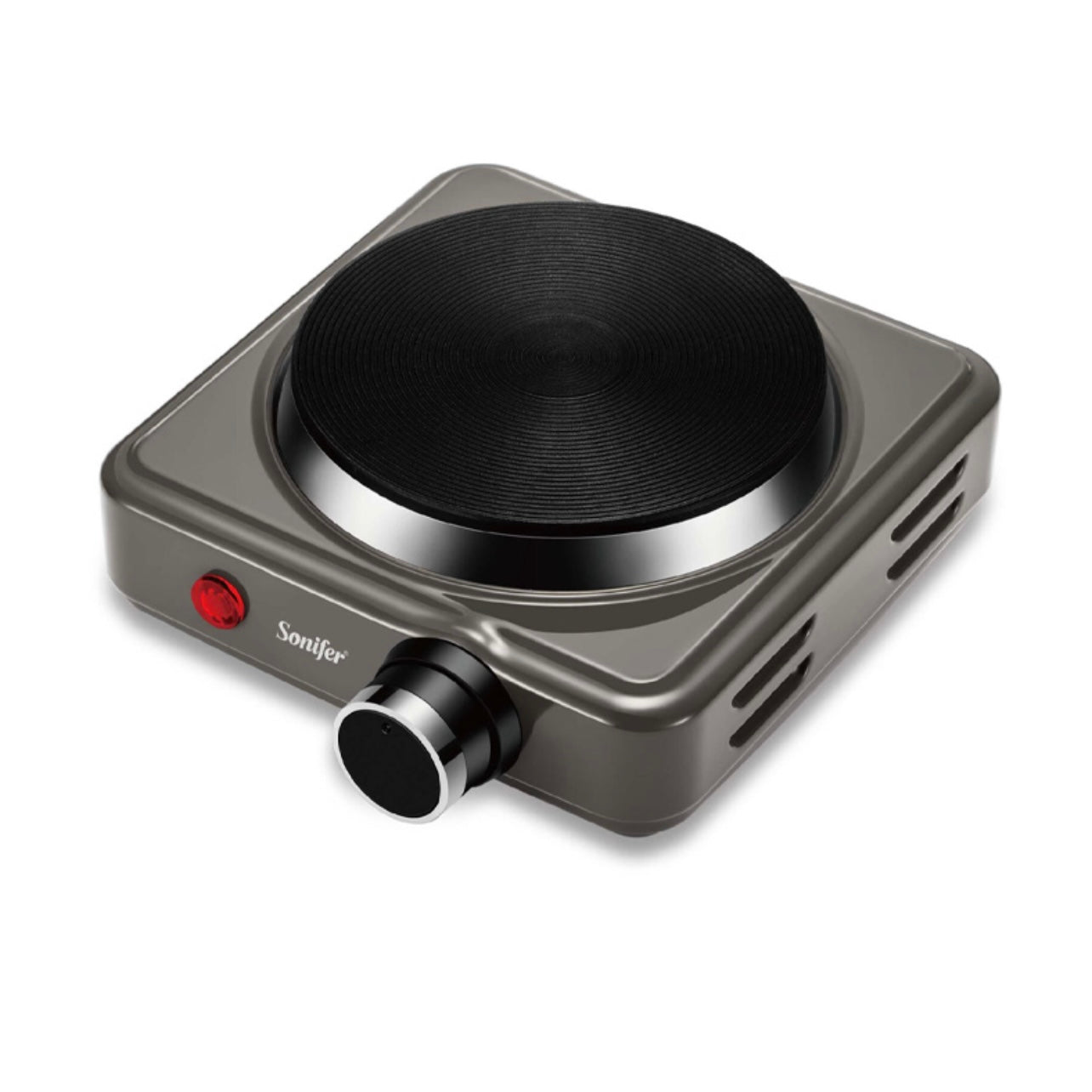 500W Stainless Steel & Iron Electric Stove with Thermostat Control #ES2254
