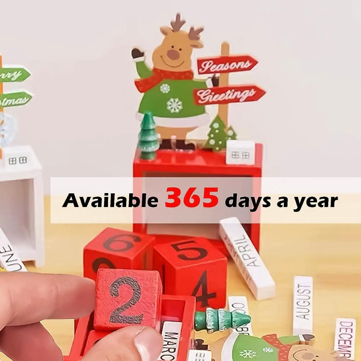 Christmas Wooden Calendar #CC1537