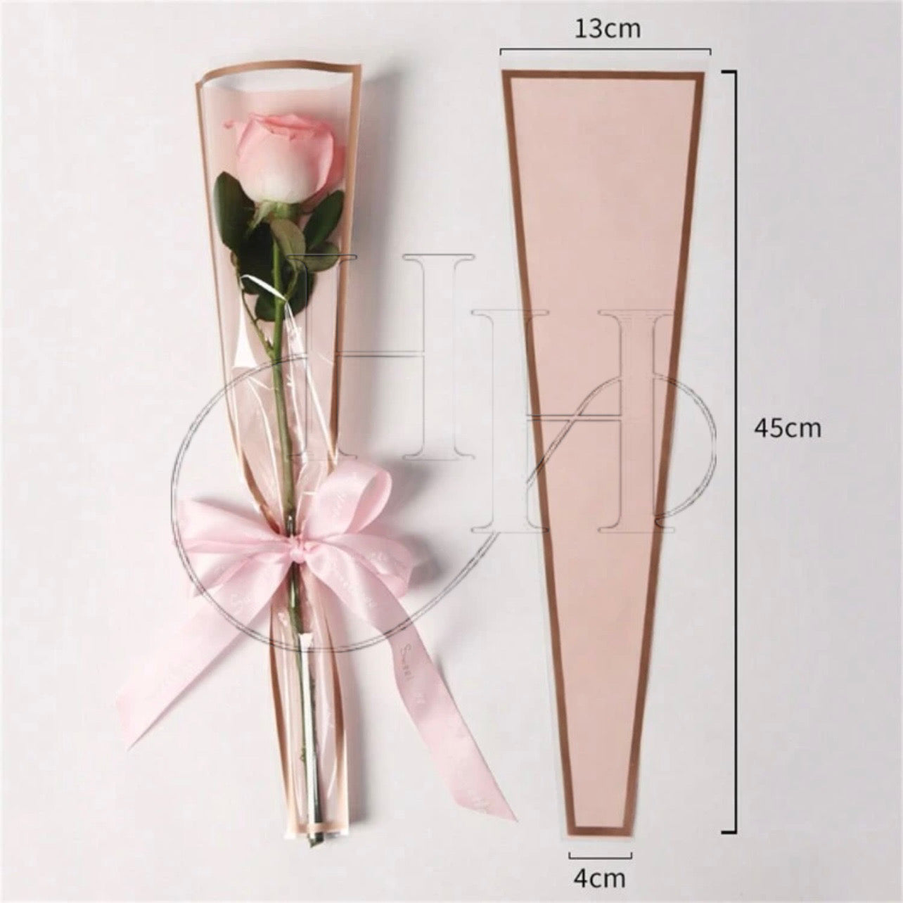 X12pcs Flower Waterproof Wrapping Paper #WP1030
