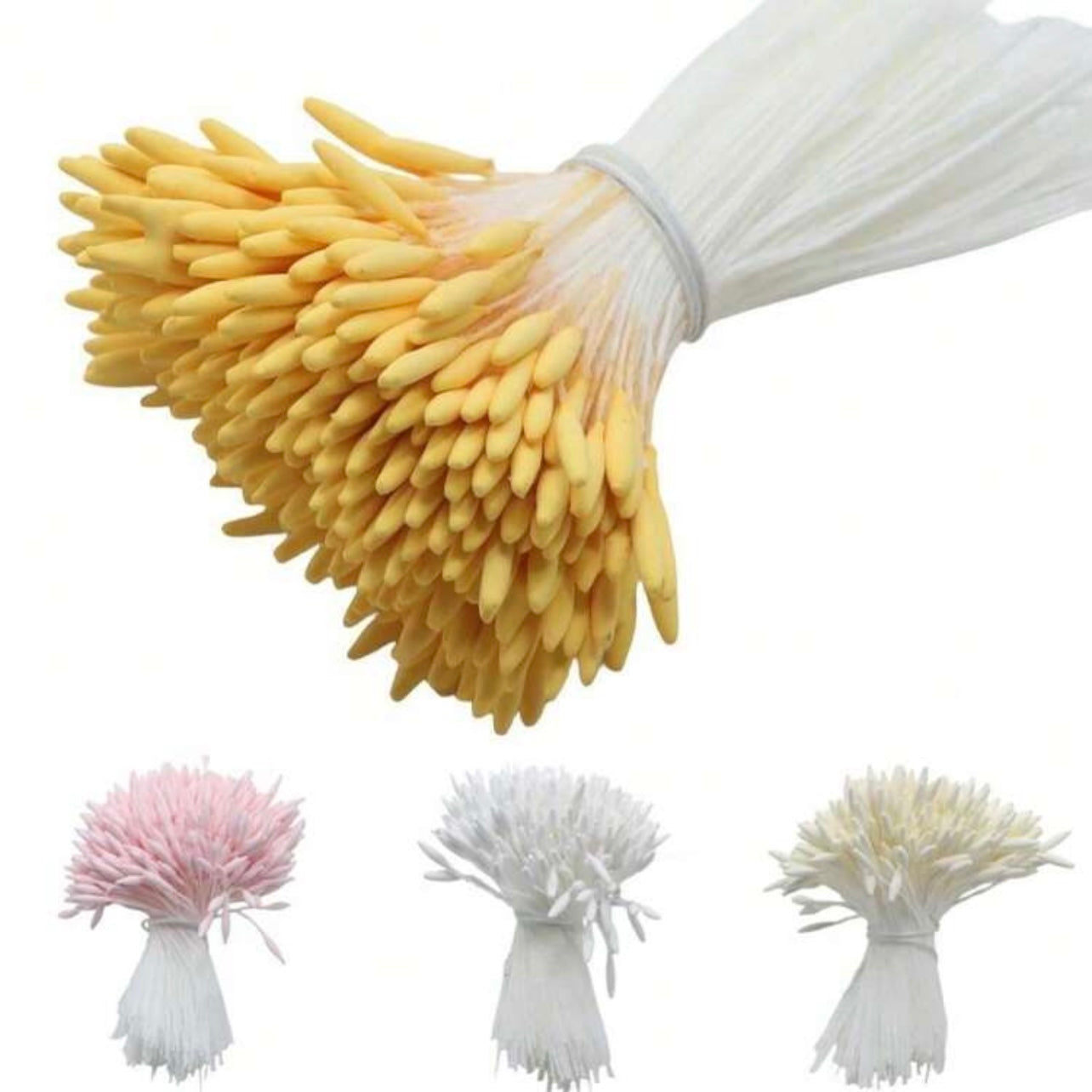 185pcs, 2mm Single Headed Double Headed Artificial Flower Stamens #AS1810
