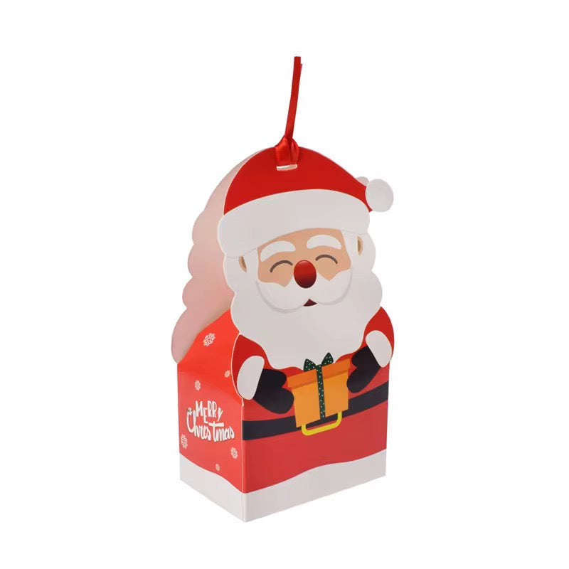 X12pcs Christmas Box With Ribbon #CB2307