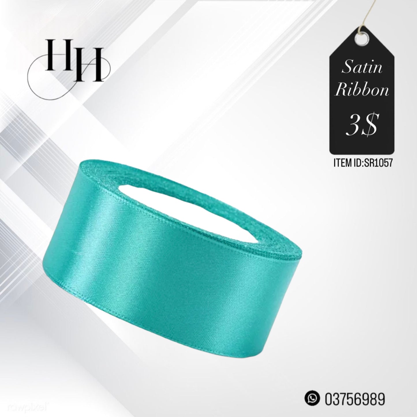 Satin Ribbon 20M x 4cm