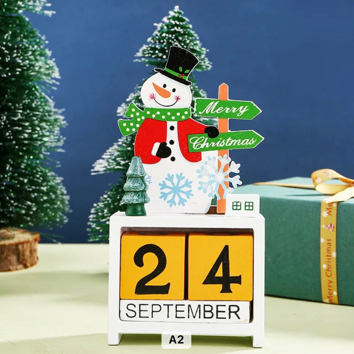 Christmas Wooden Calendar #CC1537
