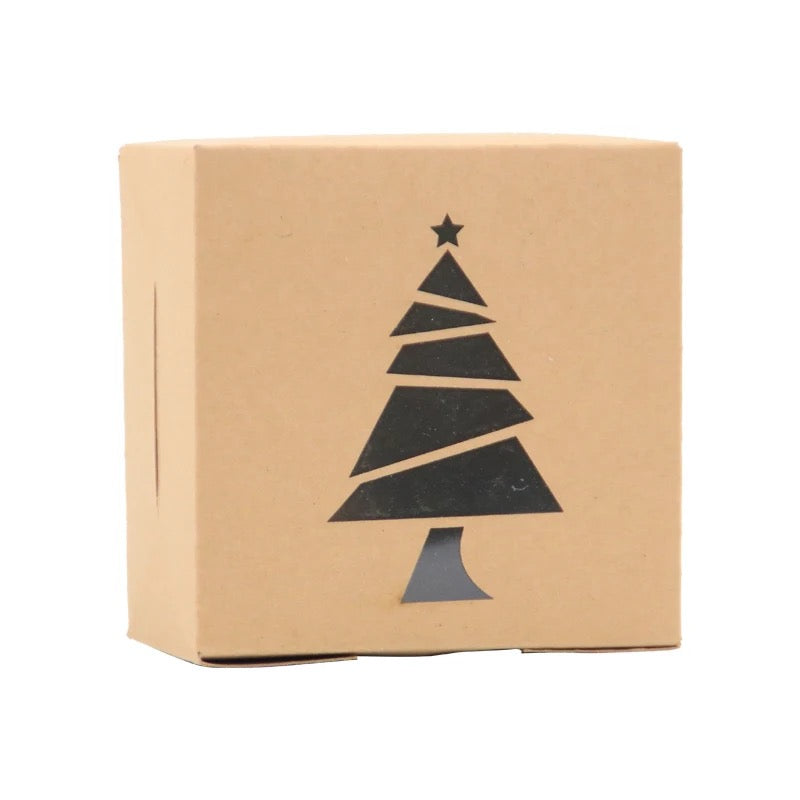 12Pcs Kraft Christmas Box #CB1564