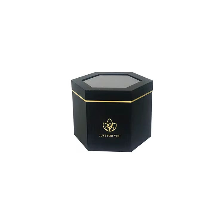 Hexagon Gift Box PVC Window #GB1425
