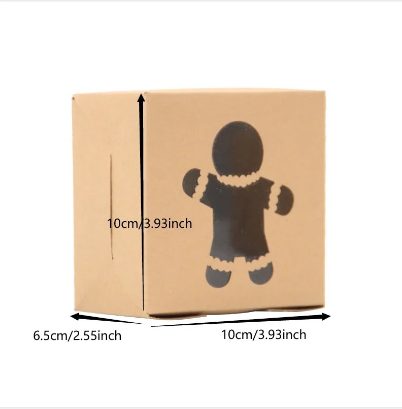 12Pcs Kraft Christmas Box #CB1564