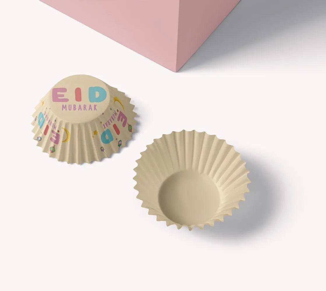 50pcs Ramadan Cake Paper Muffin Cup #CC1659