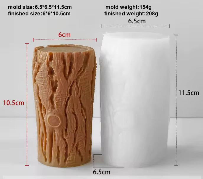 Stump Shape Silicone Mold #SM2326