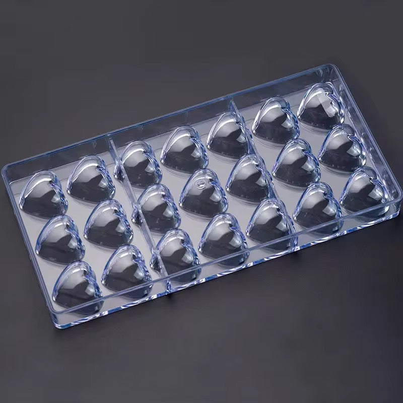 Chocolate Heart shaped Plexi Mold #SM1710