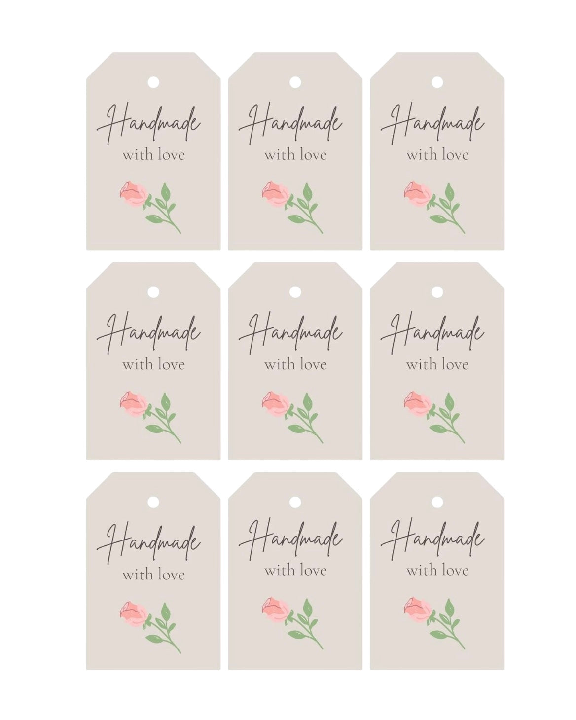 7x5cm x 18pcs - Carton Tag #CT2166