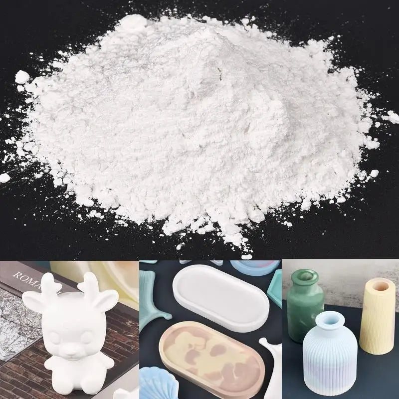 1kg White Gypsum Powder With Hardener #GP1025