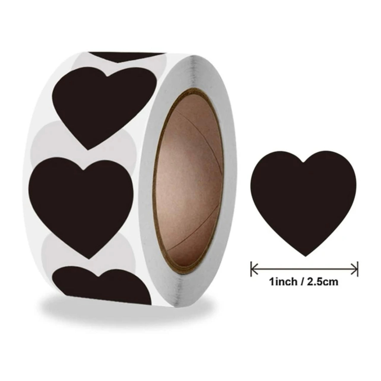 Black Heart stickers #CS1207