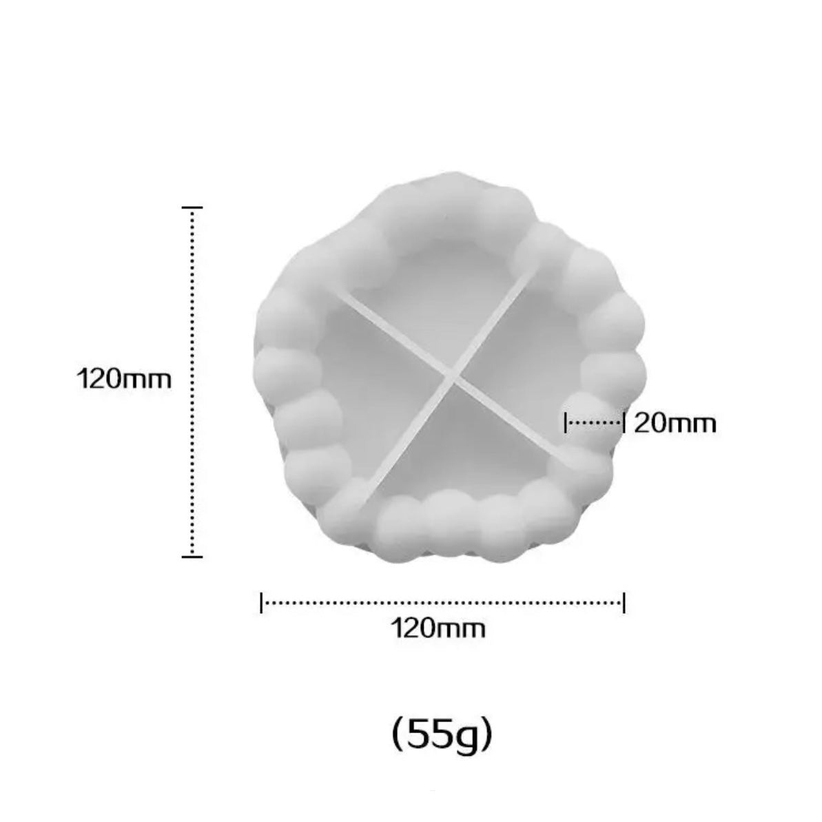 Plate Shape Silicone Mold #SM1630