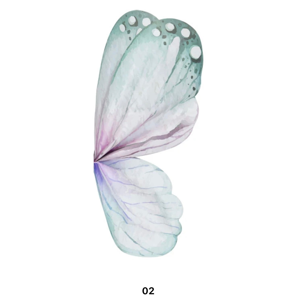 5 Sets-Pack Colorful Butterfly 50*56cm #WP1366