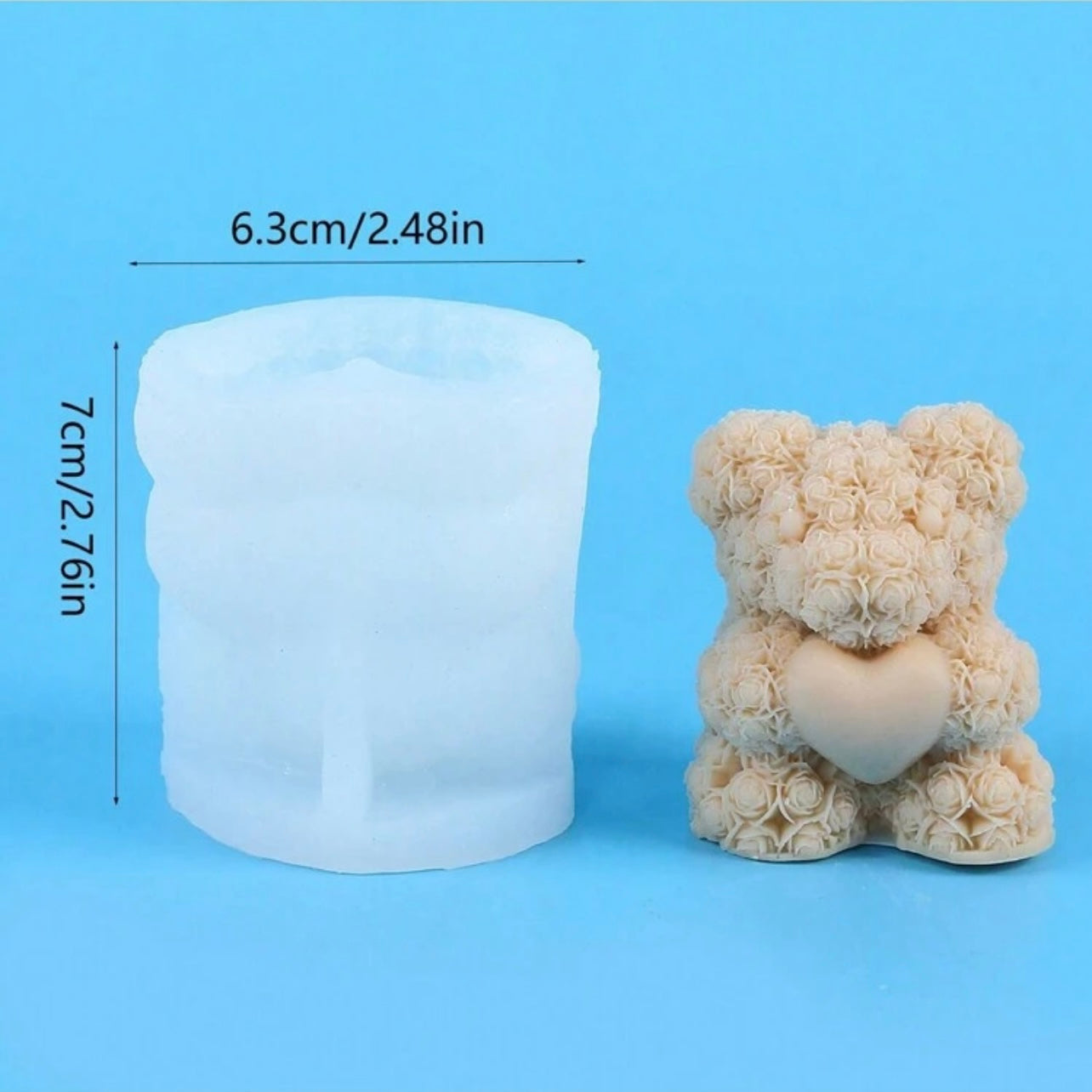 Love Bear Silicone Mold #SM1647