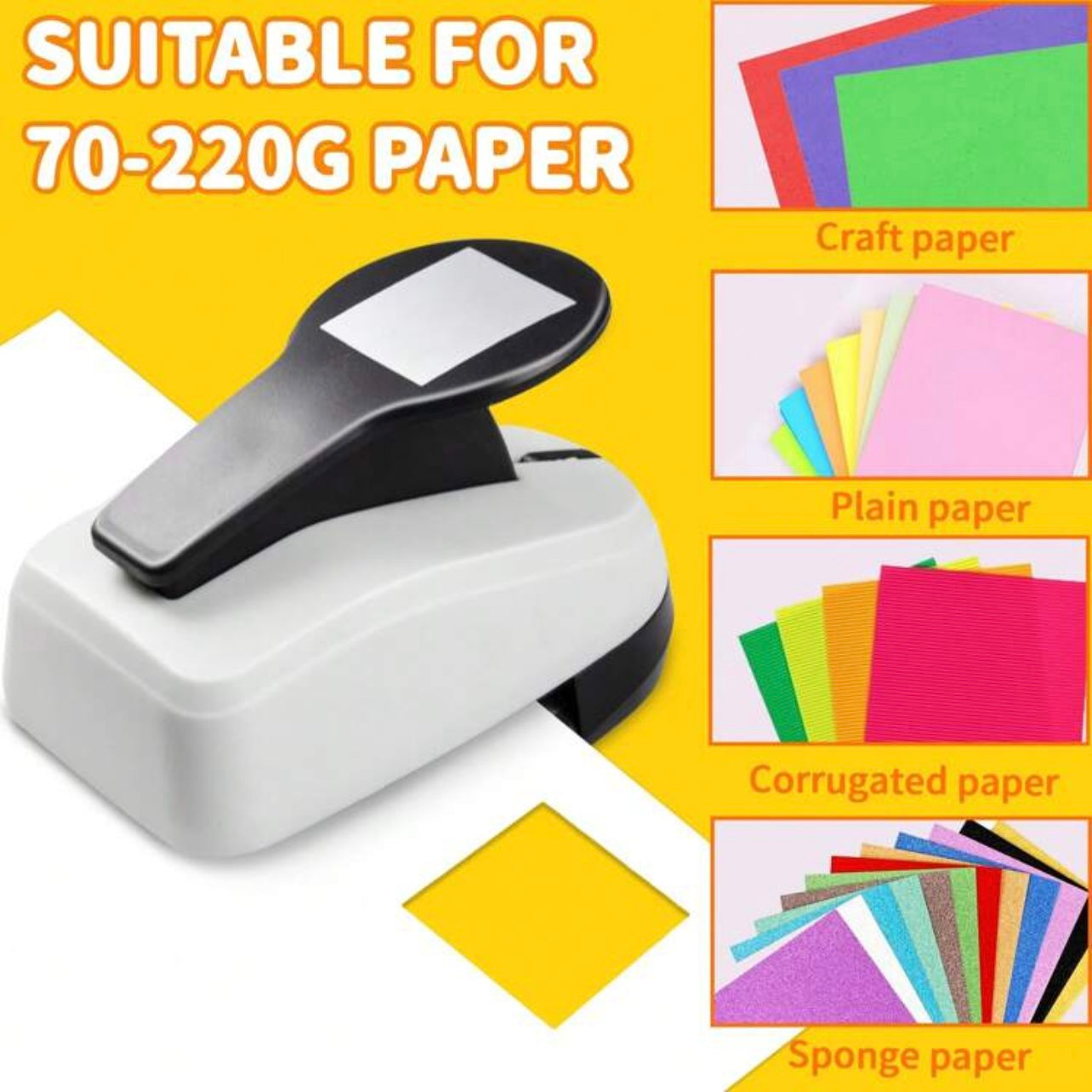 Square Shape Single Hole Paper #HP1858