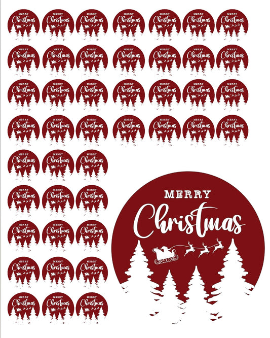 50x3.8cm - christmas stickers #ST2164