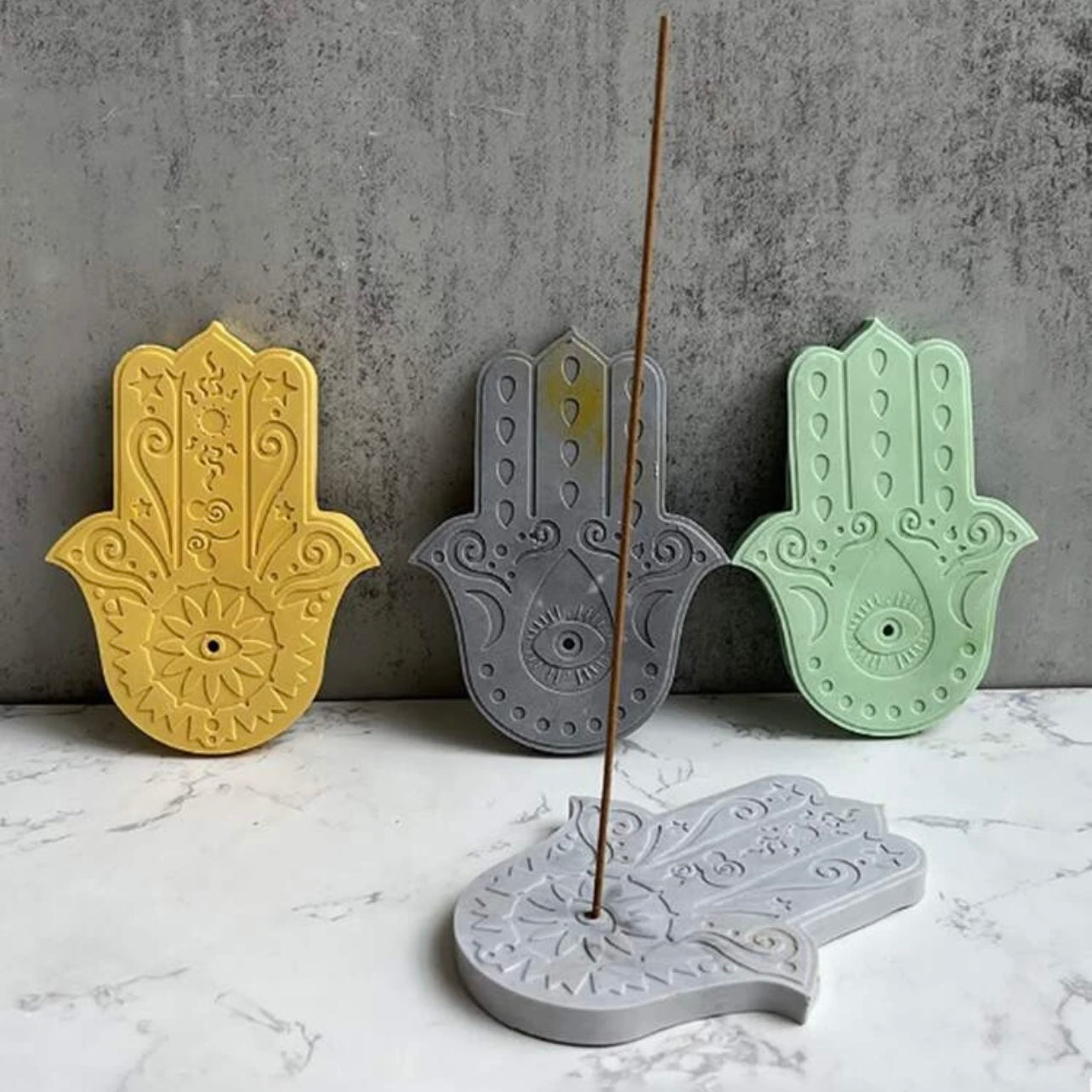 Hamsa Hand Design Silicone Mold #SM1677