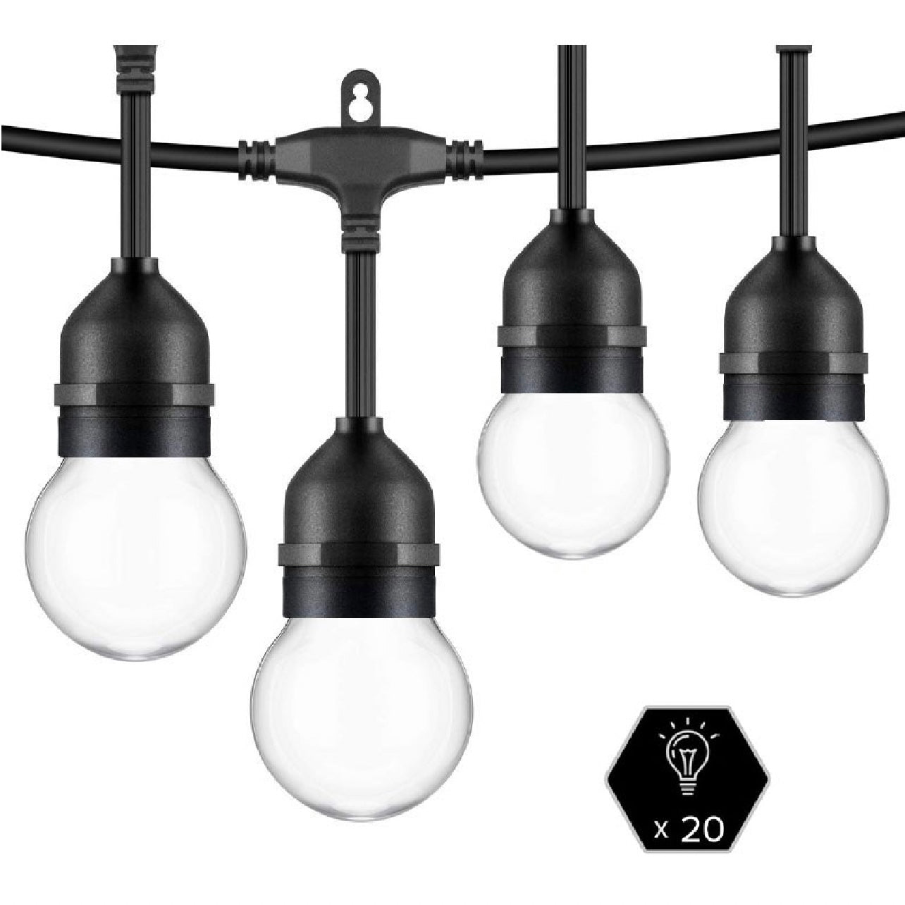 Waterproof Transparent Hanging String Light Bulb #LB1704