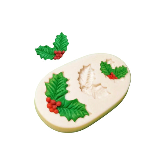 Christmas Series Leaf Silicone Mold #SM1520