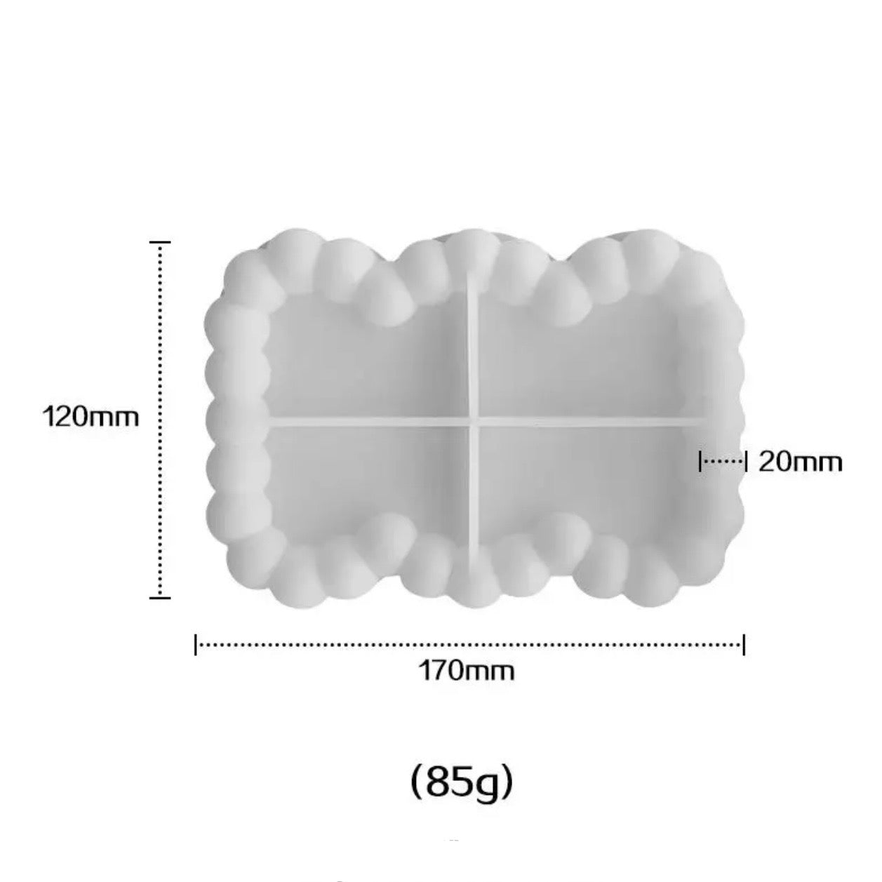 Plate Shape Silicone Mold #SM1627