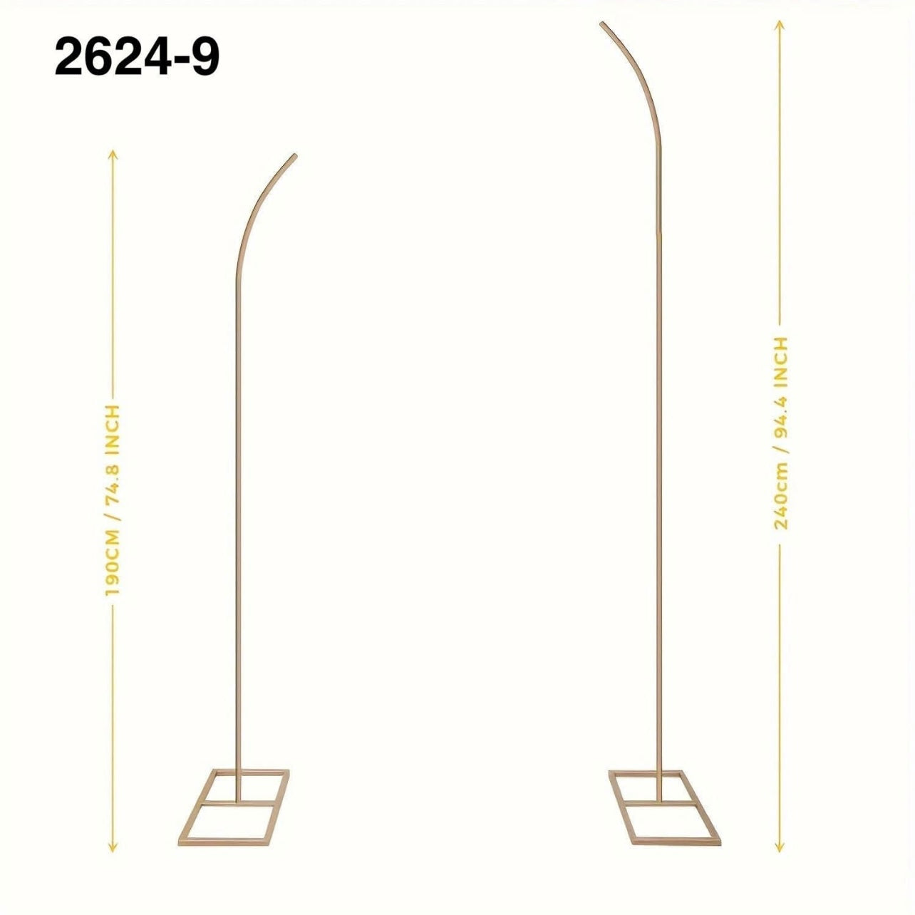 2pcs/set Metal Decoration Stand #DS1966