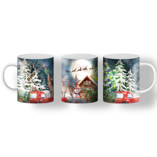 Printed Glass Mug  #GM2145