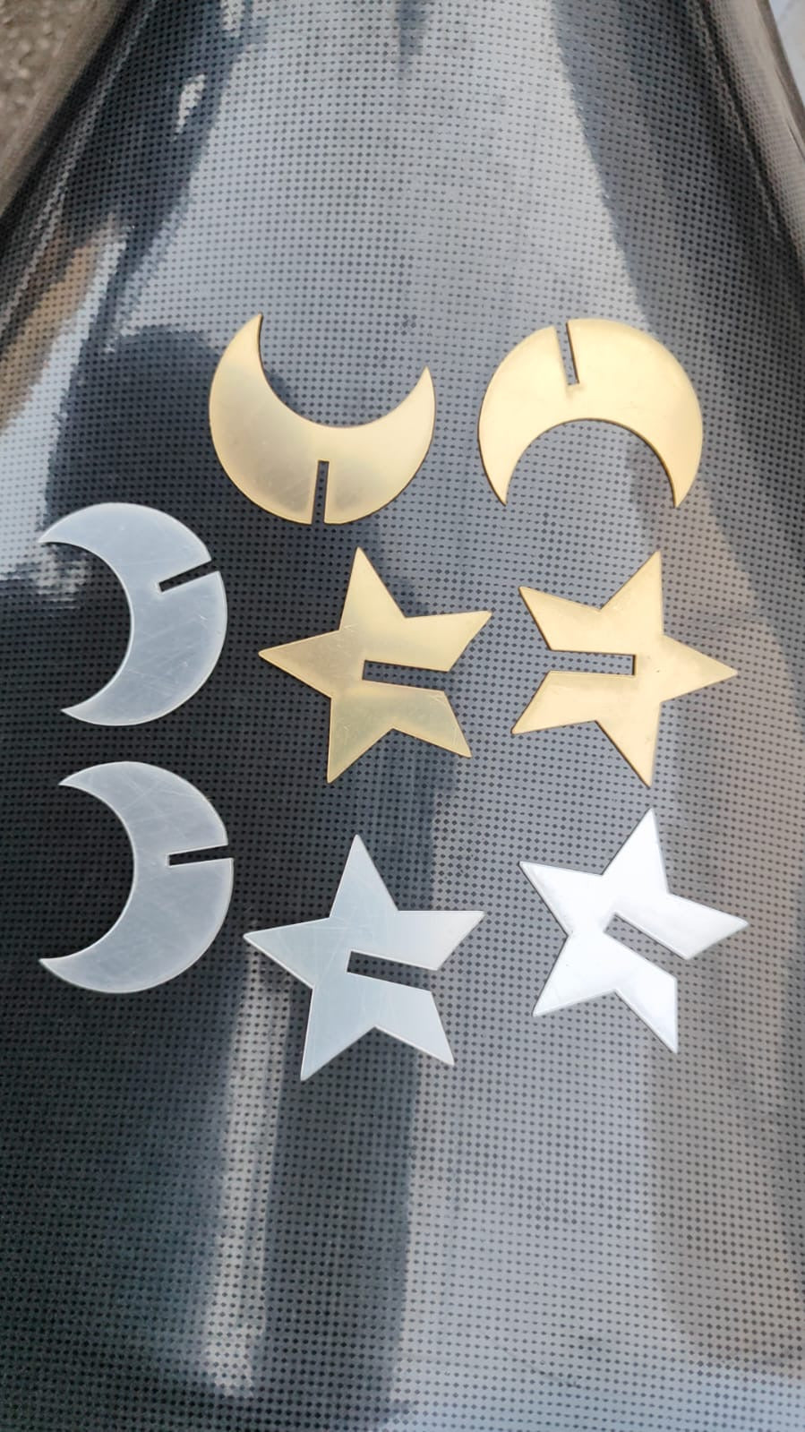 6pcs Moon & Star - Ramadan Cup Decoration #CD1789