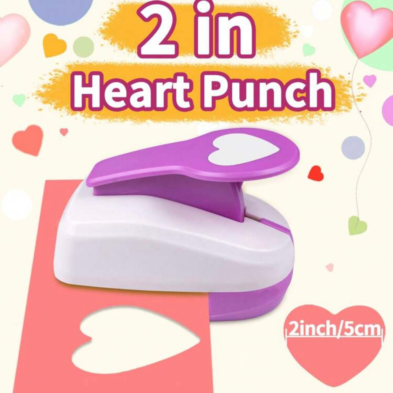 Heart-Shaped Paper Punching #PP1860