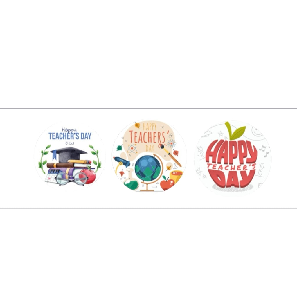 72pcs - 4cm Teacher’s Day Stickers #ST1780