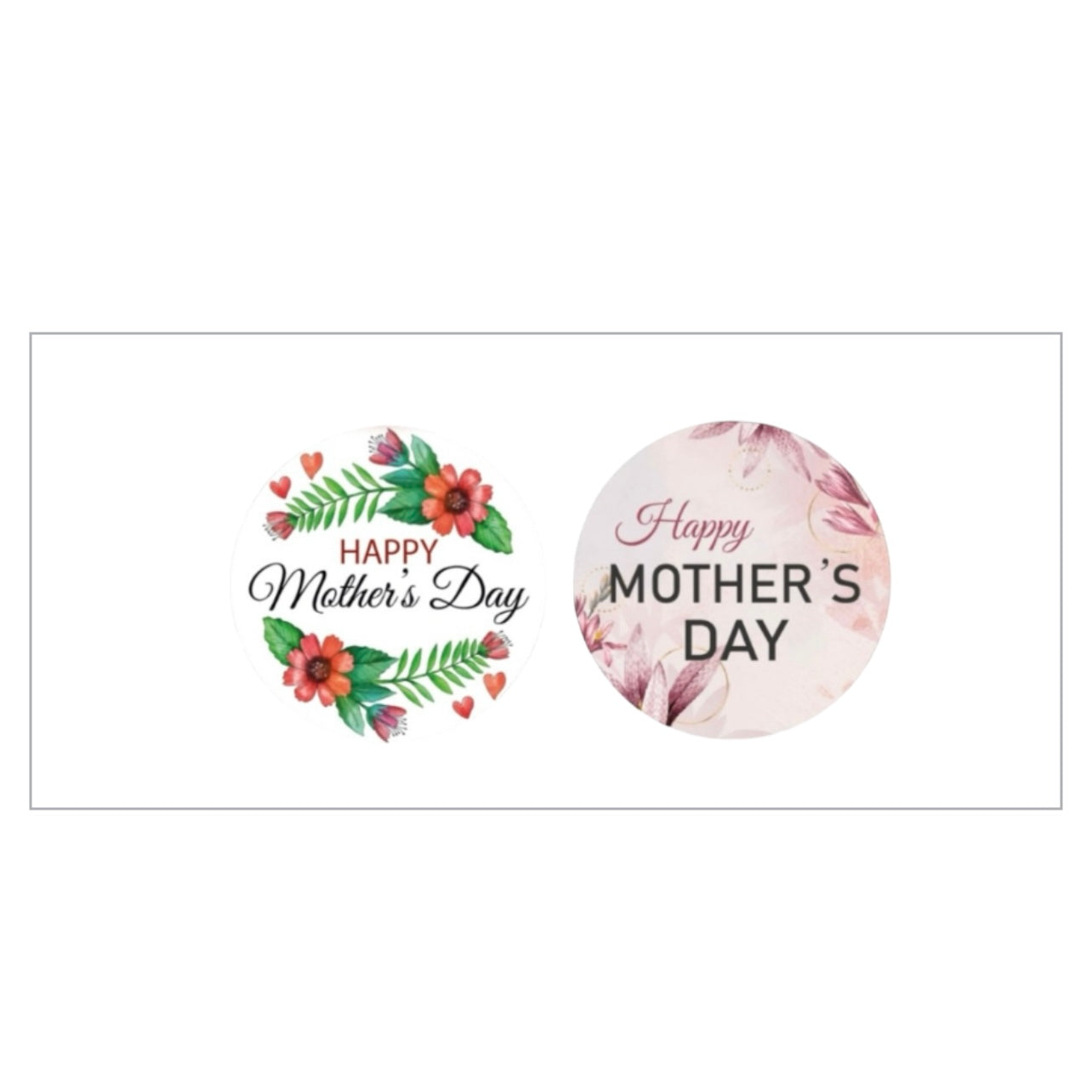 72pcs - 4cm Mother’s Day Stickers #ST1782