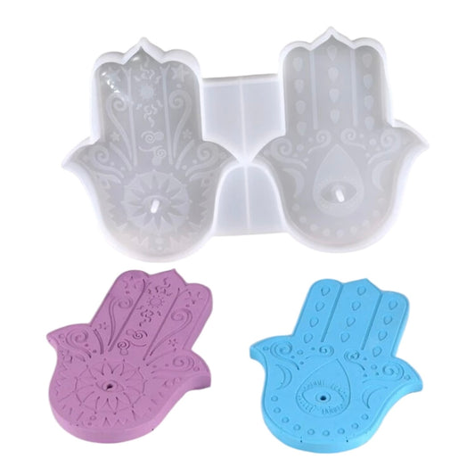 Hamsa Hand Design Silicone Mold #SM1677